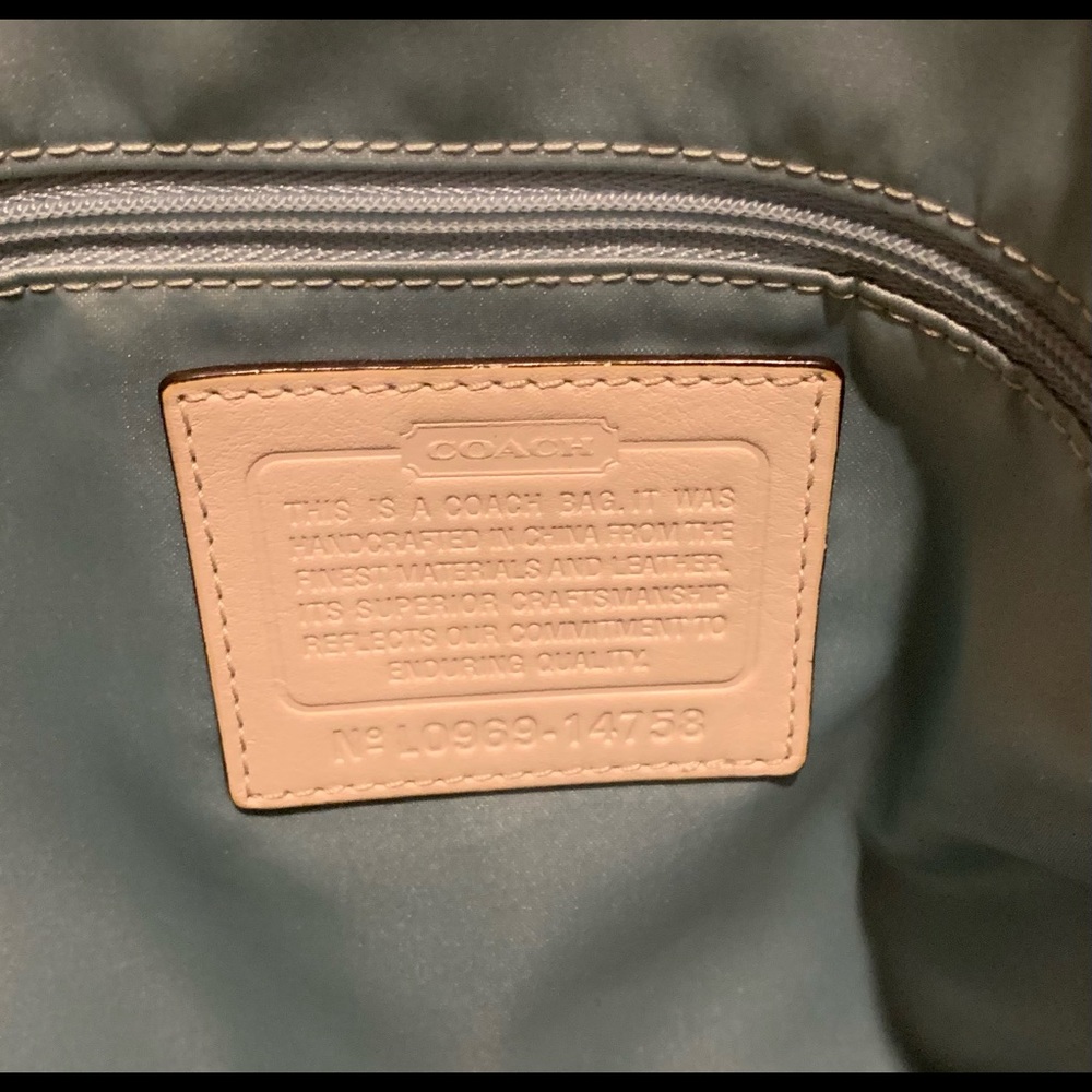 Coach Kristin Bag White Leather Satchel 14758 - Picture 3 of 4